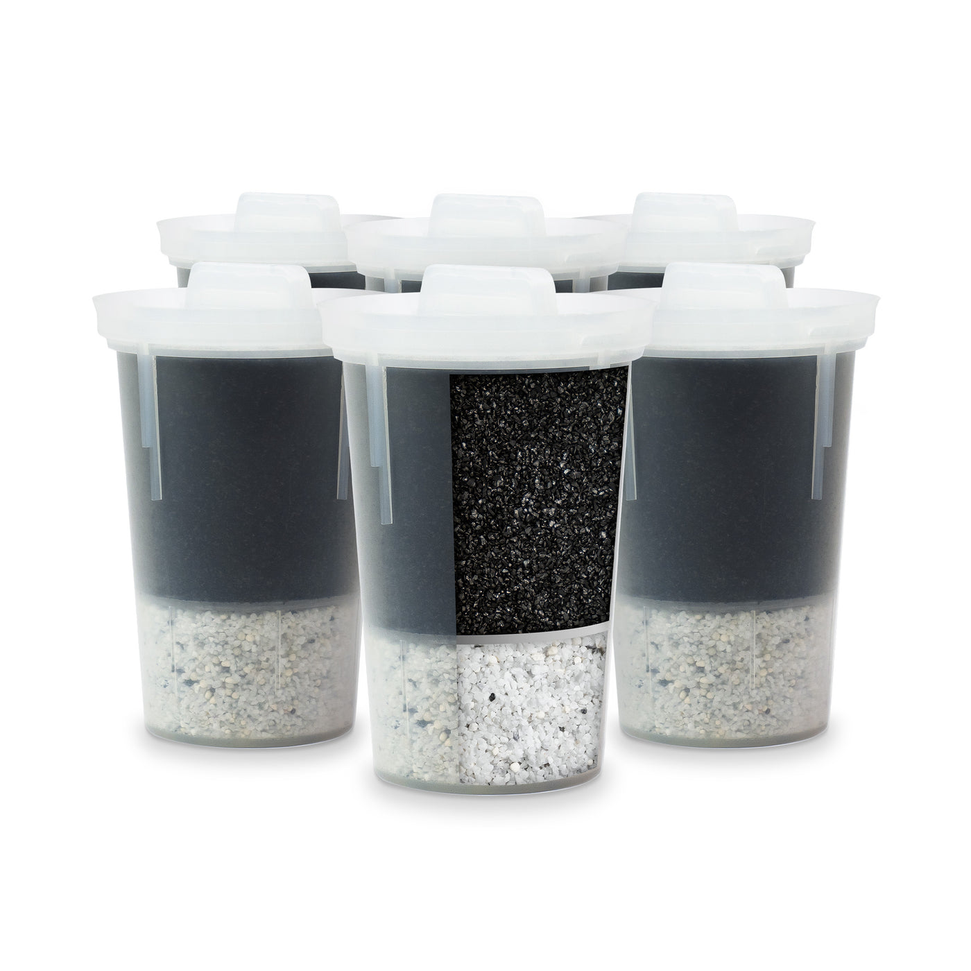 The Santevia MINA Alkaline Pitcher Filters come in a 6 pack value pack#filtration-type_standard